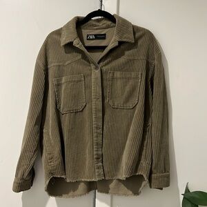 COPY - Zara Olive Green Corduroy Jacket